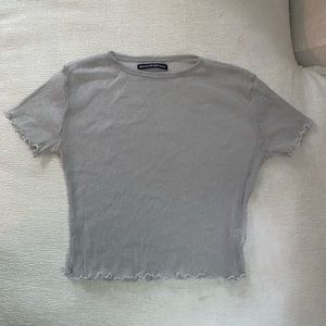 Brandy Melville Sparkly Sheer Tee